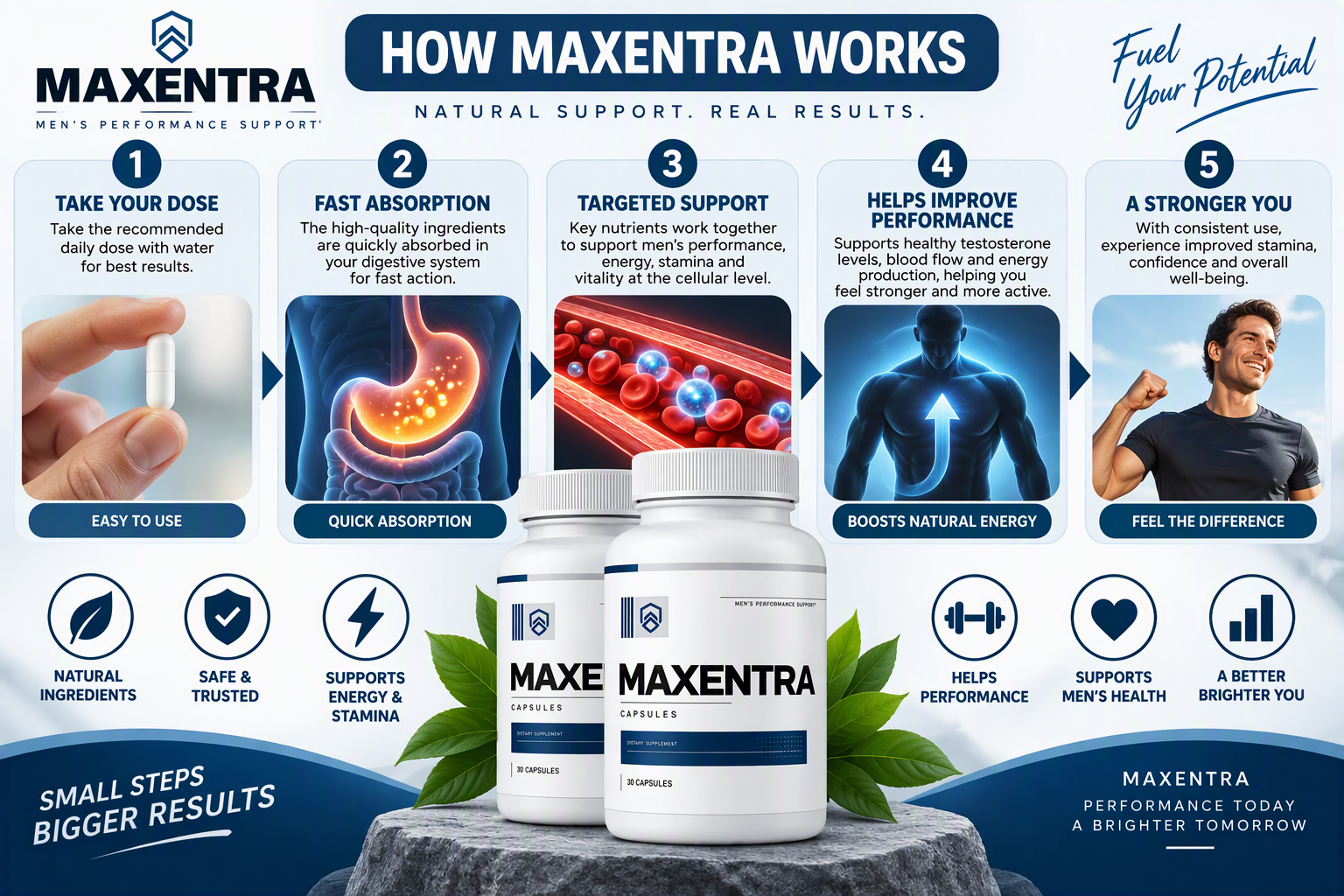 How Maxentra works — step by step